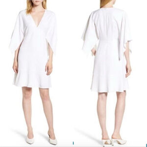 New Lewit $349 Split Sleeve V-Neck Kimono Dress Size 6